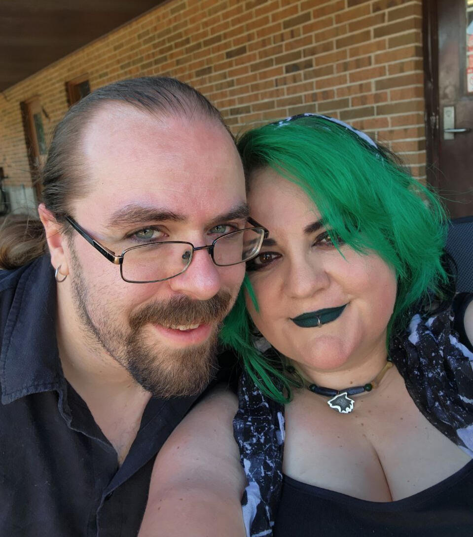 Jayne (Right) and her partner (left)